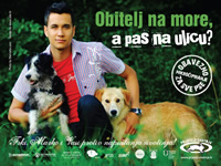 Marko Tolja against animal abandoning billboard [ 723.27 Kb ]