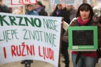 Demo against fur in Osijek [ 73.64 Kb ]