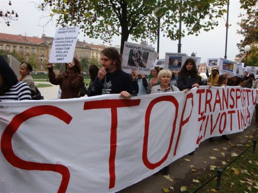 Protest against live animal transport 10 [ 123.69 Kb ]