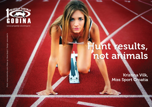 Postcard Kristina Vilk, Miss Sport Croatia eng [ 688.68 Kb ]